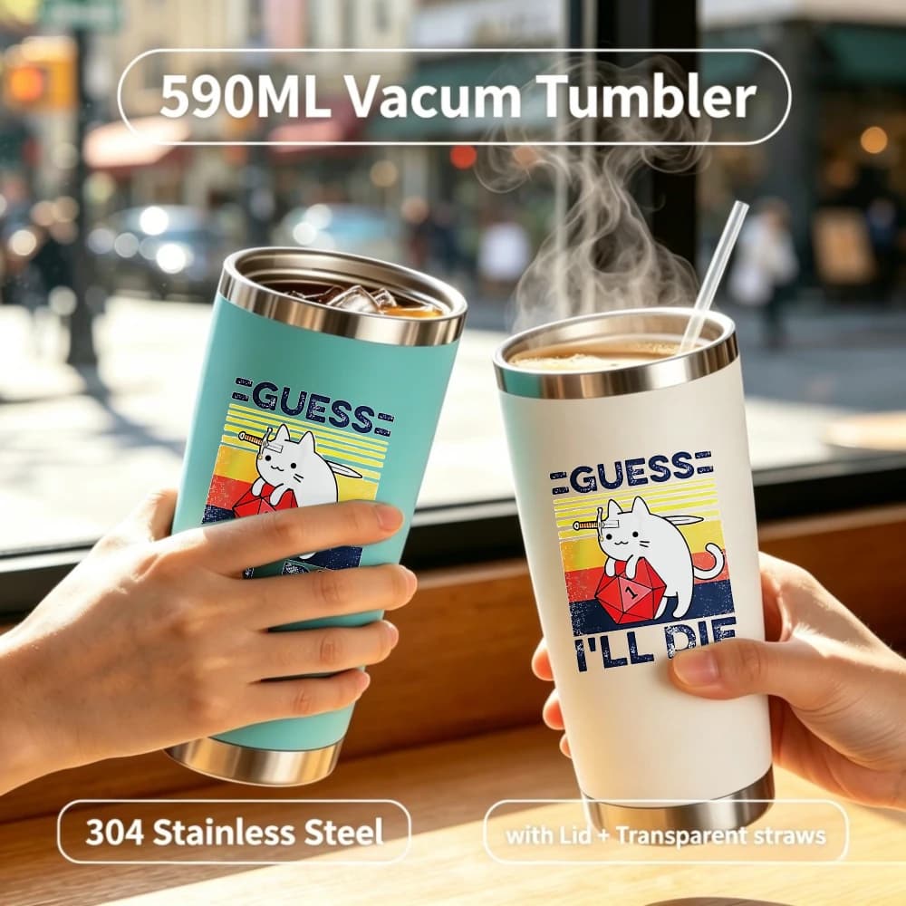 Hot 590ML Thermo Caffee Leak_Proof Travel Thermo Cup Double Stainless Steel for Tea Water Coffee Gym Car Mug Coffee Thermos Mug