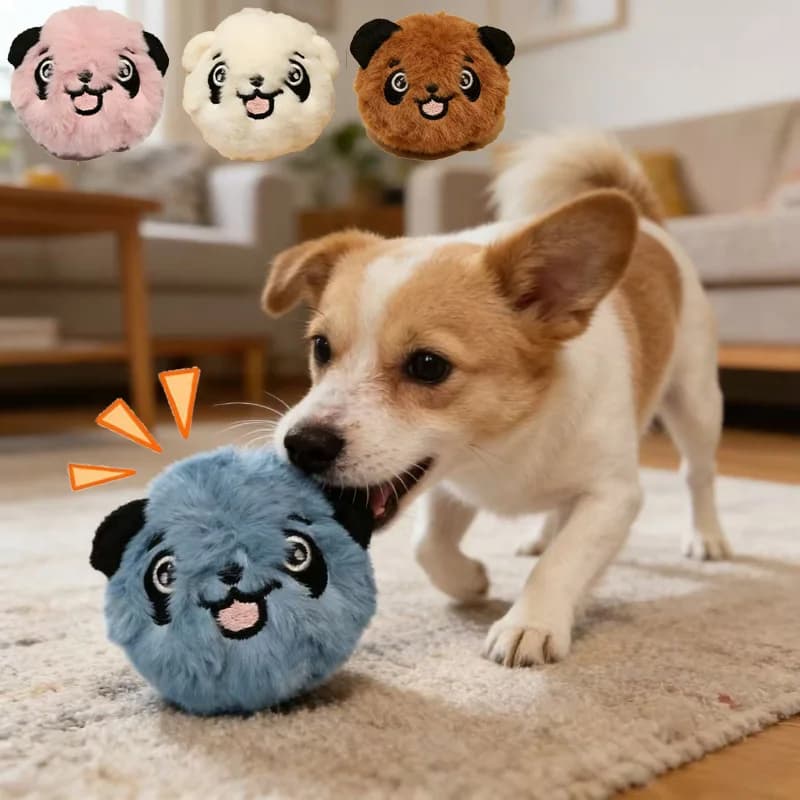 Pallina Giocattolo Sonora per Cani, Resistente al Morso, per la Pulizia dei Denti, Giocattolo Interattivo Sonoro per Cuccioli, Forniture per Animali Domestici