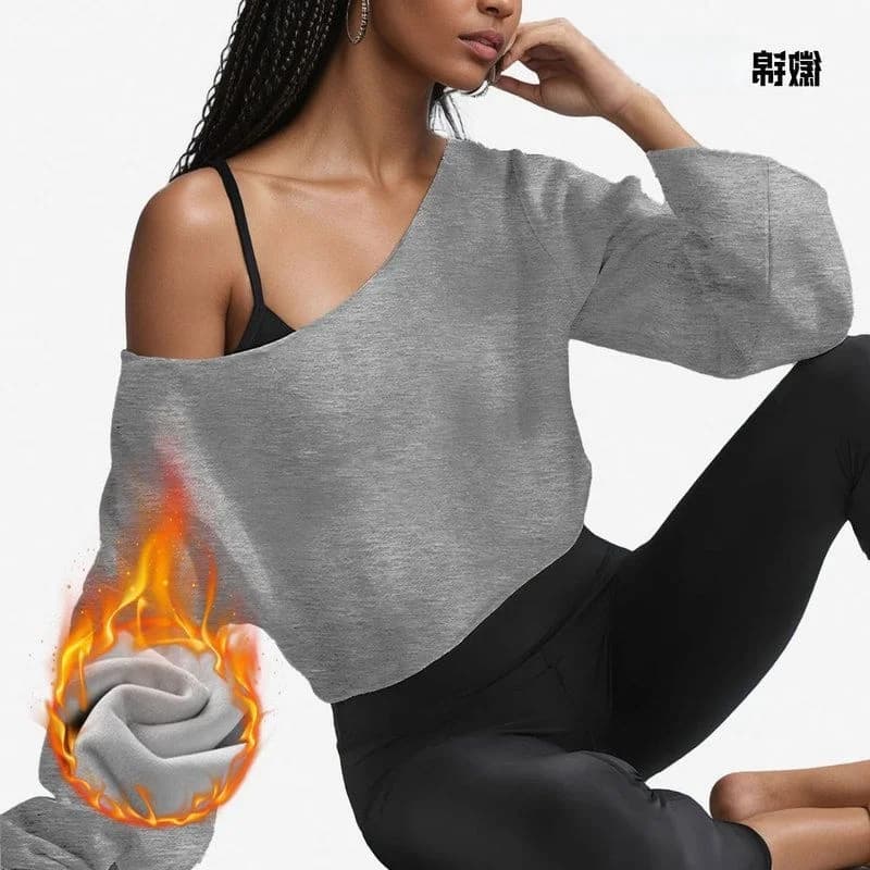 Women's Oversize Hoodie Lined in Pile, Winter Warm Winter Casual Jacket and Cotton Mixed Bedside