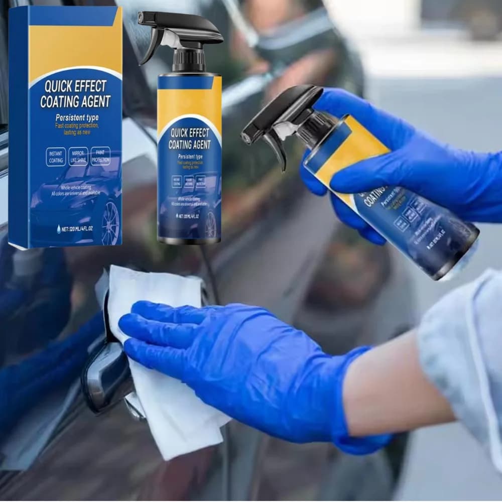 Easy Use Quick Effect Wax Coating Spray Fast Cover Car Surface Enhance Gloss And Form Basic Anti Dirty Protective Wax Film