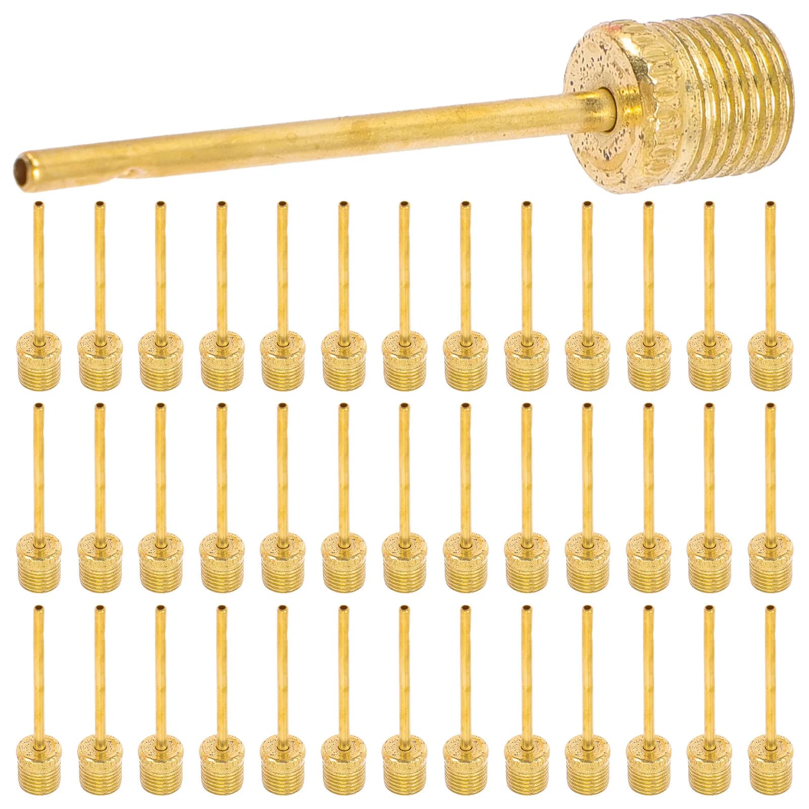 100 Pezzi Aghi per Gonfiaggio Palle Resistenti per Pompa d'Aria, Multifunzione per Basket, Calcio, Pallavolo, Rugby, Aghi Metallici per Pompa