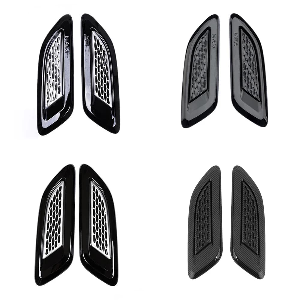Car Exterior Hood Air Vent Outlet Wing Trim for Land Rover Range Rover Evoque 2012 2013 2014 2015 2016-2018 Car Accessories