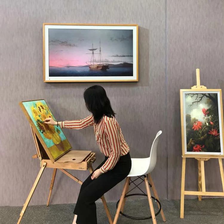 Cornice per foto moderna con cifre per display fotografico Android 9.0 Os da 21,5-55 pollici con ampio angolo di visione