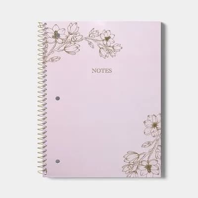 Paper Notebook 7.5"x10.5" for School, Office and Note Taking