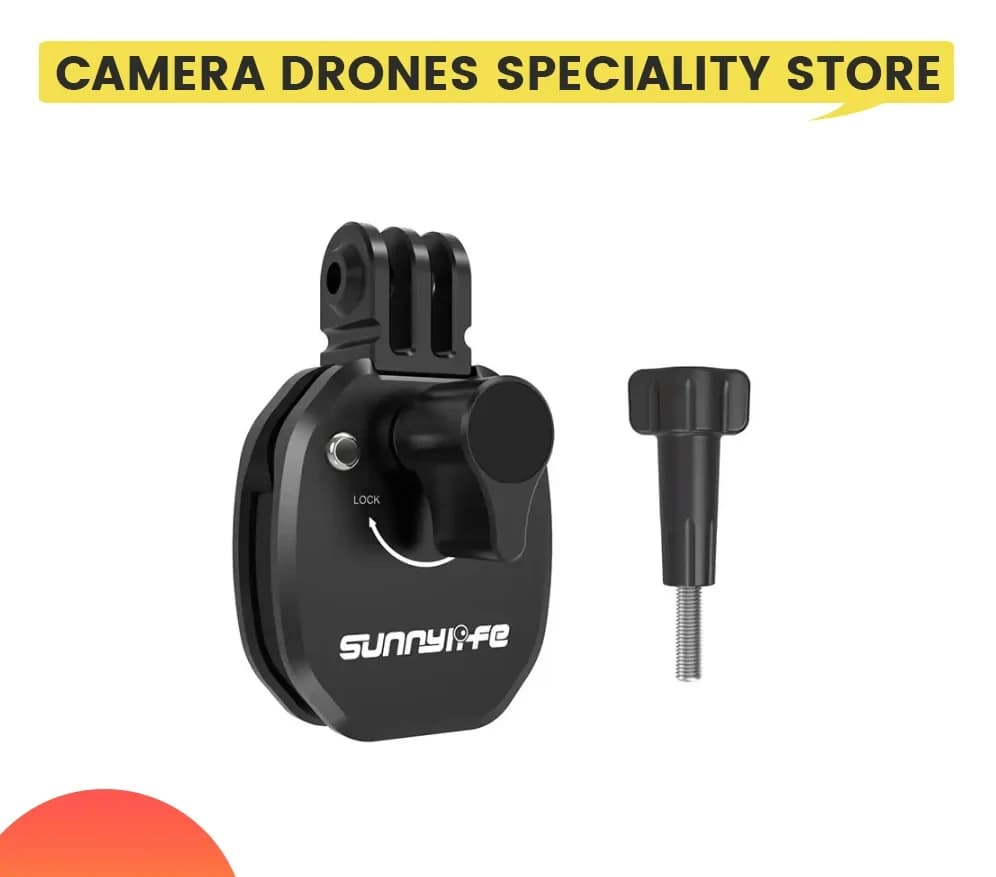 Clip per Parabrezza Moto per DJI Pocket 4/3/Nano/Action 6/5 Pro, Supporto in Lega di Alluminio per Accessori Fotocamera Insta360 X5/X4/X3