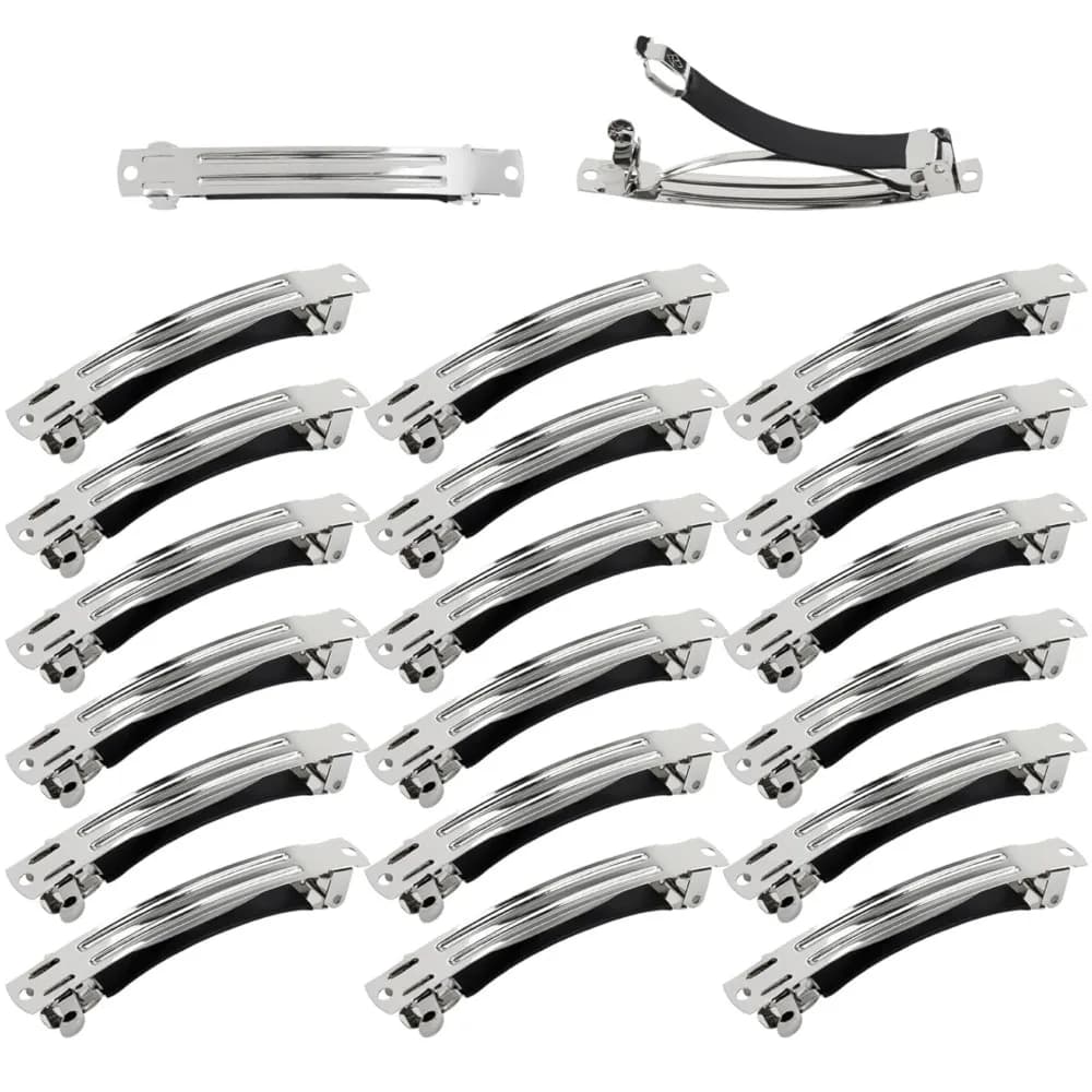 10Pcs French Spring Hair Clips Thickened Anti-Slip Barrette Blank Base Setting Hairpins DIY Jewelry Making Hairpins Accessories