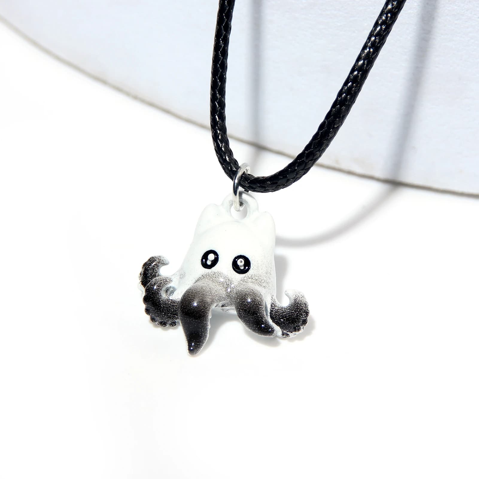 Cthulhu Collana con polpo carino Calamari Seppie Collana con ciondolo decorazione animale marino per donna Uomo Accessori gioielli Regali