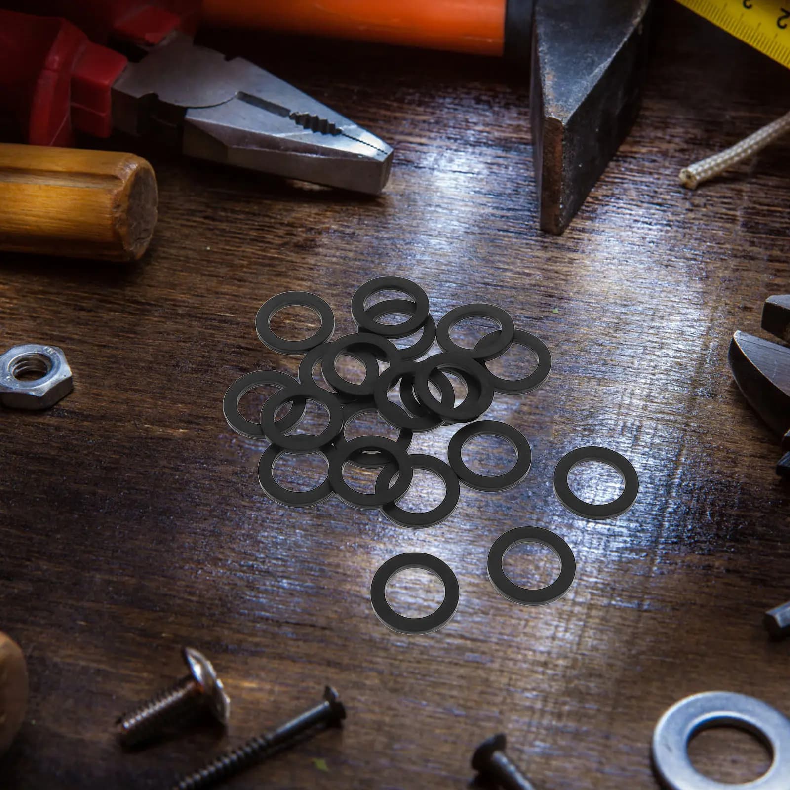 20Pcs Rubber Gasket Sealing Ring Hose Washer Prevent Leak Water Hose Gasket Outdoor Garden Faucet Plumbing Repair