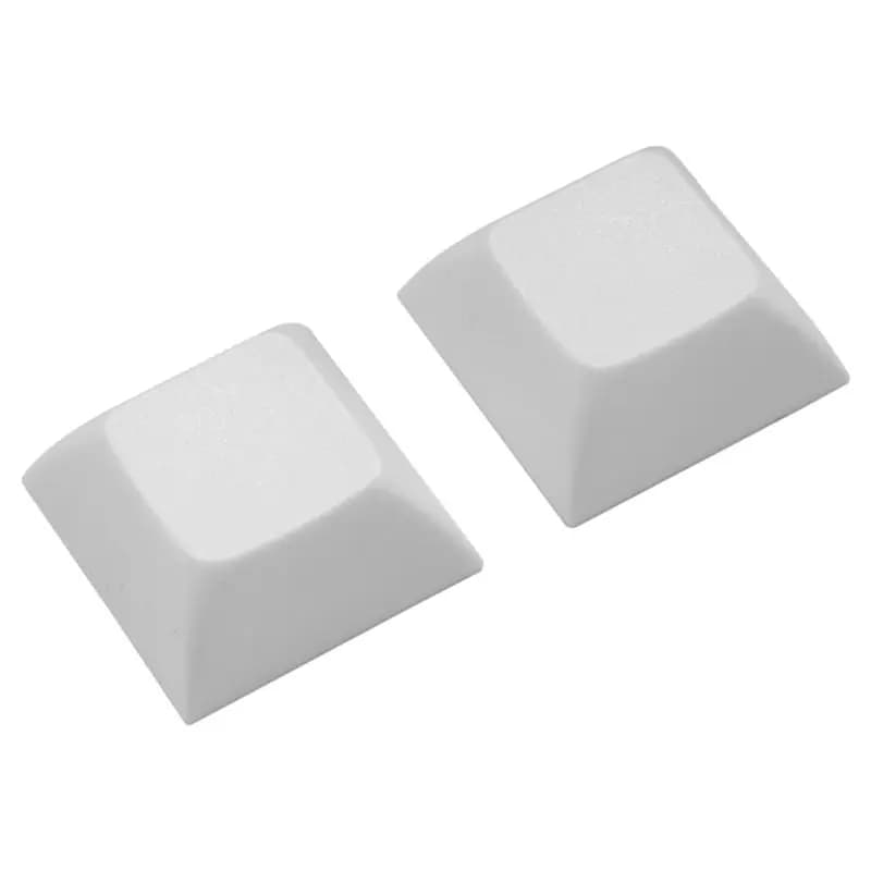 Set di copritasti PBT DSA 1U da 74 pezzi per tastiera meccanica da gioco Cherry MX, colore bianco