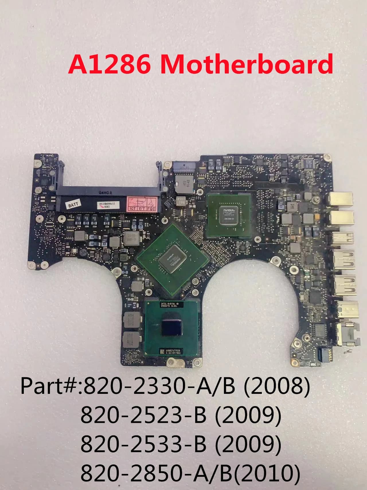 Scheda logica originale A1286 per MacBook Pro 15 "A1286 scheda madre muslimexmuslimexmuslimexayb