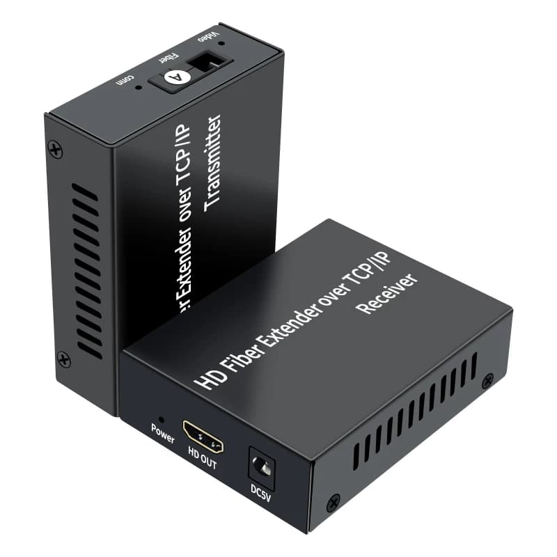 3km HDMI Fiber Extender Over SC Fiber Optical Cable 1080P 60Hz 20KM HDMI Fiber Extender Over TCP IP Video Transmitter Receiver
