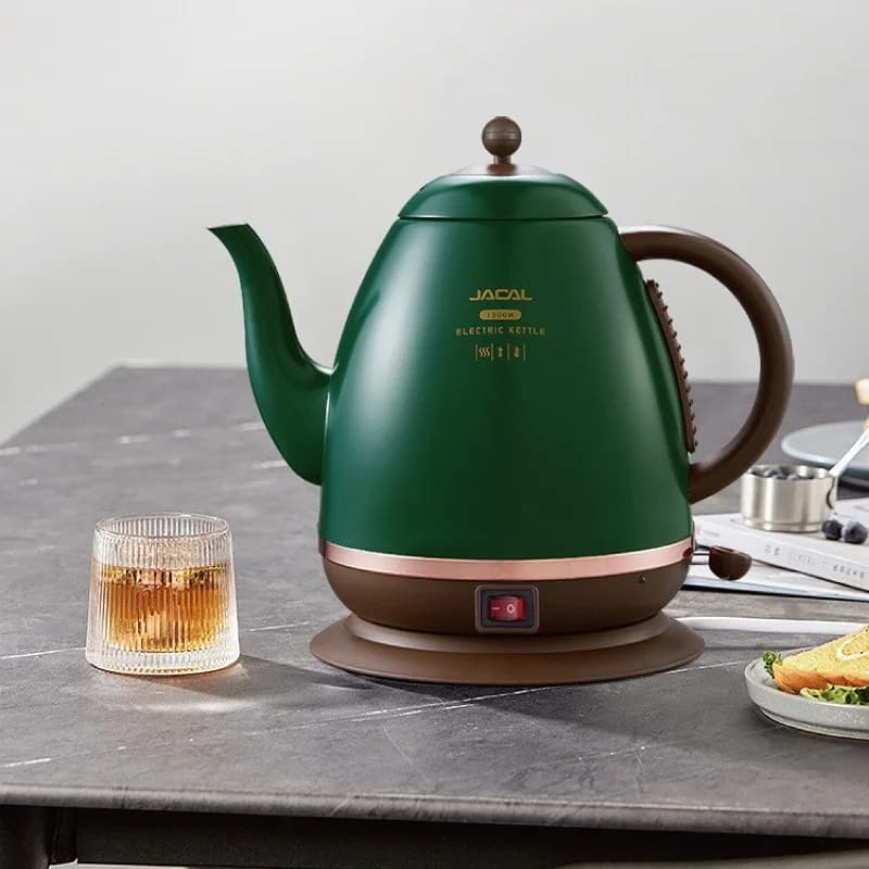 Electric kettle 1500 ml Quick water heater for home use Tea kettle with long bucket Automatic retro heater Kitchen tool 220V