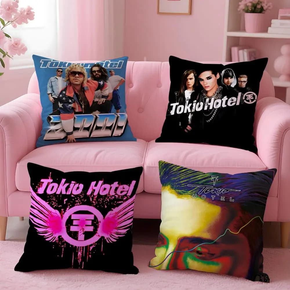 Pillow Sheet Band T-Tokio H-Hotel Comfortable Reversible cushion lining Ideal for car sofa, bedroom and more