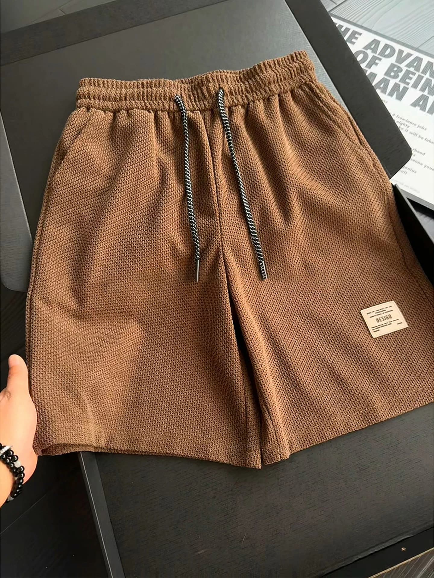 Ice Silk Basketball Shorts Men's Summer Sporty Thin Label Dragon Scale Pattern Breathable Quick Dry Casual Pants