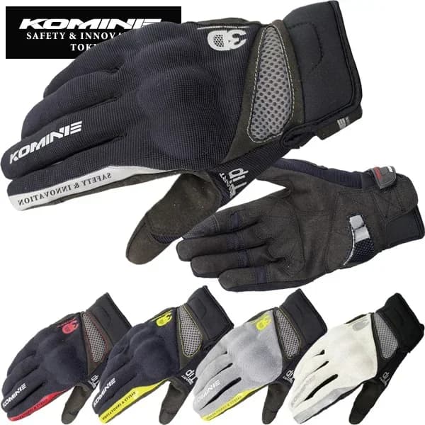 Komine GK 163 Summer 3D Mesh guanti da moto protettivi guanto da moto Motocross