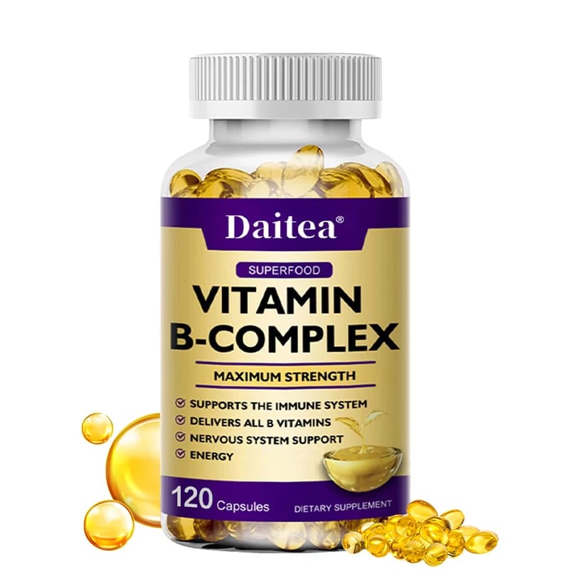 B-Complex vitamin-resistant supplement for support of immune nervous system, energy metabolism, non-GMO, vegan, gluten-free