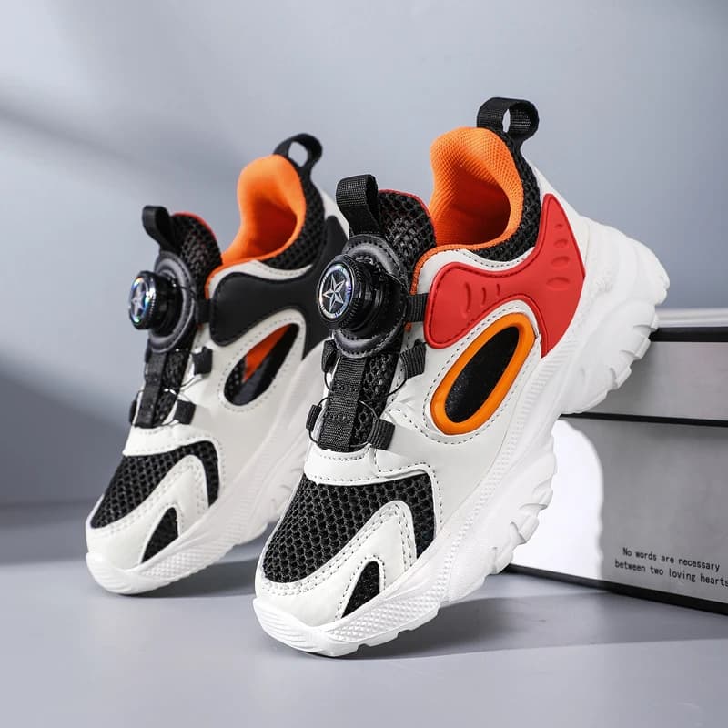 Scarpe da ginnastica estive per bambini, scarpe sportive casual traspiranti in mesh per ragazzi e ragazze, comode scarpe da passeggio 2026
