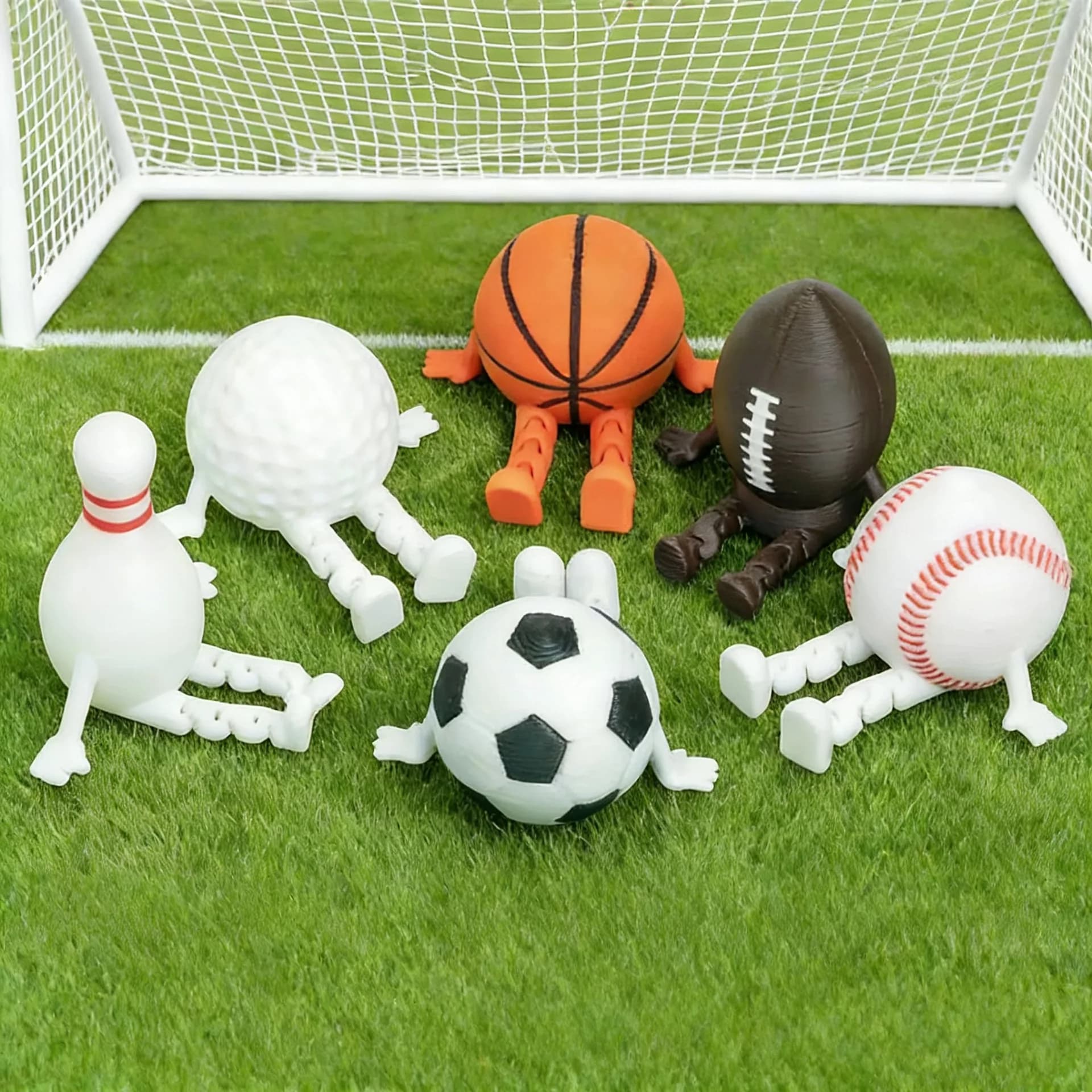 Statuetta di Golfista per Auto, Regalo Ideale, Ornamento per Interni Auto, Accessori per Basket/Baseball/Rugby/Calcio/Bowling
