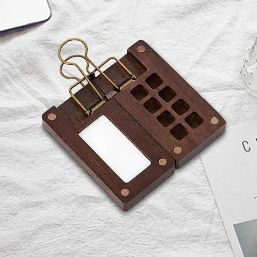 Watercolor Paper Pad Watercolor Sketch Book with Binder Clips Pocket Artist Travel Paint Palette for Painters Artists Students