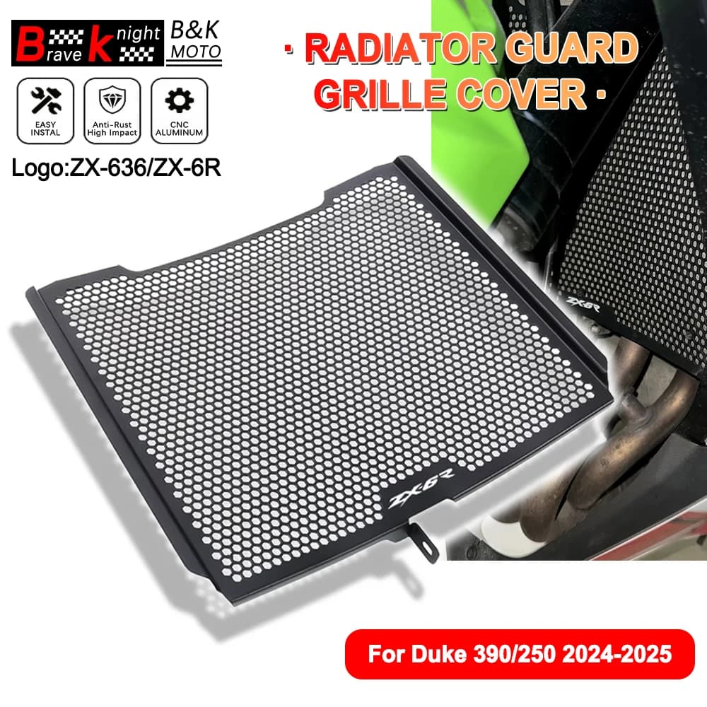 Per ZX-636 R/6R 2013-2024 Moto Griglia Del Radiatore Copertura Della Protezione Della Protezione CNC Protezione Anti-Corrosione per zx636r zx6R 2022