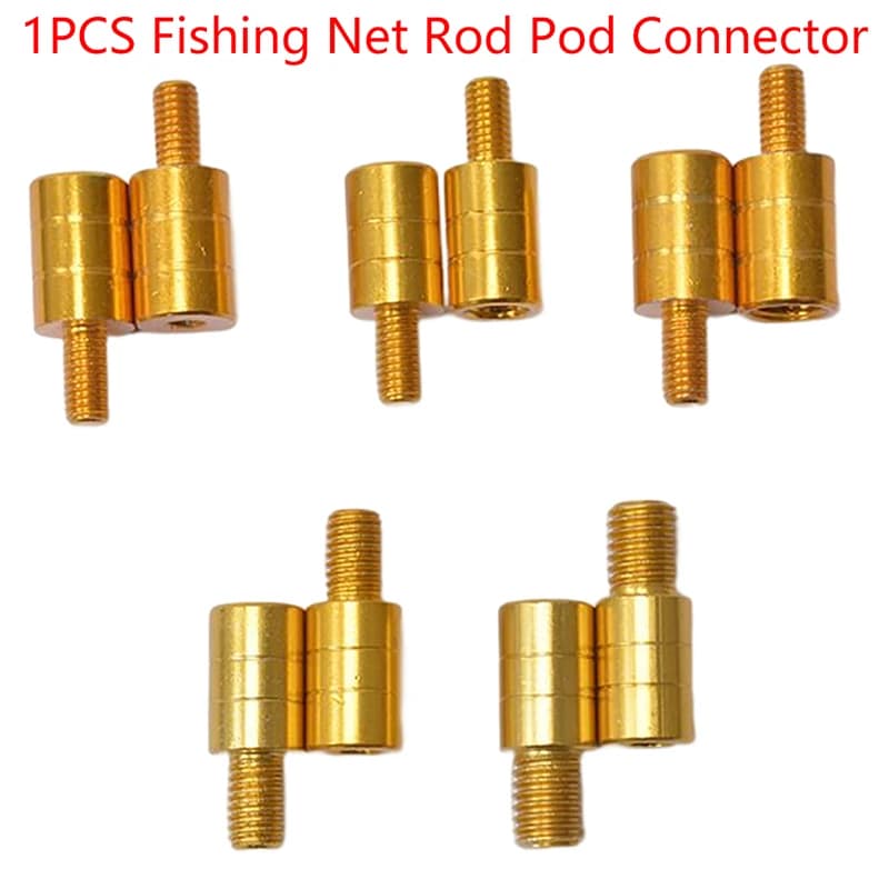 Connettore per canna da pesca M8/M10/M12 adattatore per testa a rete a vite arpione da pesca