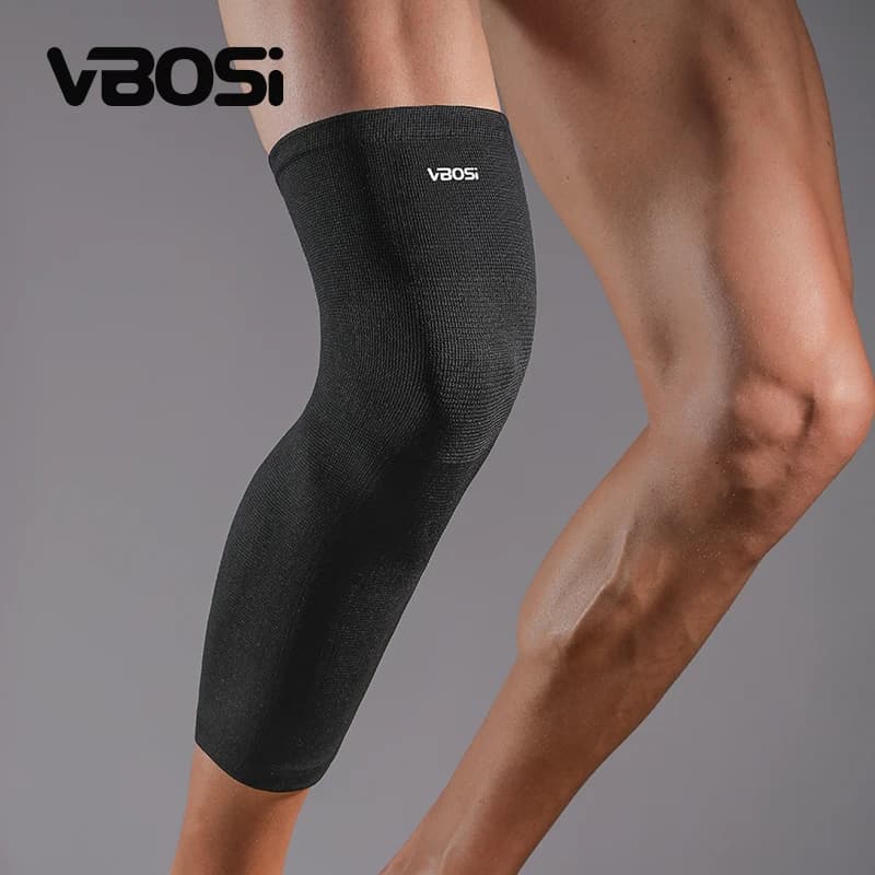 1 pezzo uomo donna maniche di supporto per ginocchio allungate 7640