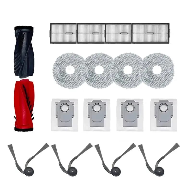 AEB1 - Ricambi per Roborock Saros 10R / G20S Ultra Vacuum: Spazzola Principale, Spazzola Laterale, Filtro, Panno Lavapavimenti, Sacchetto Raccoglipolvere, Accessori
