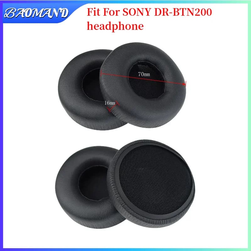 Ear Pads for SONY DR-BTN200 Headphones replacement headband cushion Earpads headset Gamer Leather case