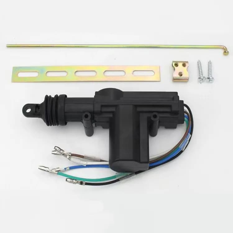Kit Universale per Chiusura Centralizzata Auto a 2/5 Fili, Attuatore Elettrico 12V per Sistema di Bloccaggio Potente, Tipo a Pistola Singola
