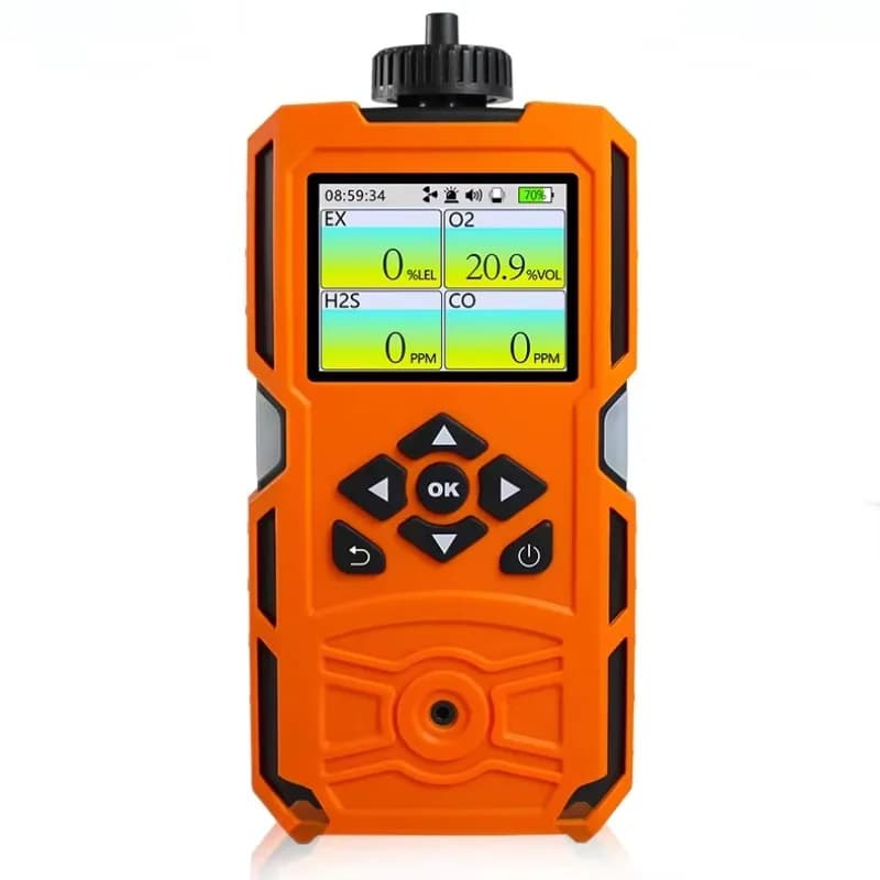 Rilevatore di Gas Portatile Aikesi X-4(BX), Analizzatore di Gas Naturale, Allarme Monossido di Carbonio, Misuratore di Ossigeno