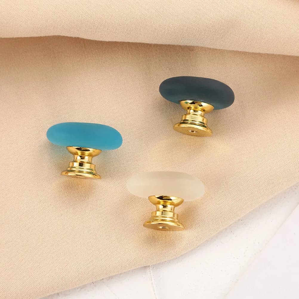 3 pomelli per cassetti in cristallo, stile semplice, maniglie per armadietti in lega di zinco, accessori per l'arredamento della casa, maniglia di ricambio per mobili