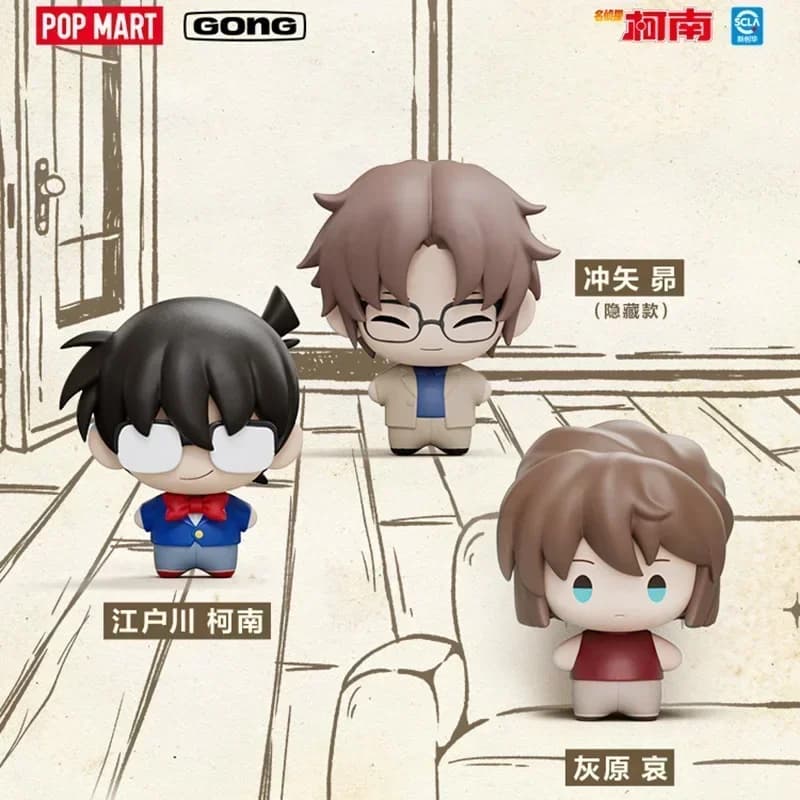 Pop Mart Detective Conan Super Mini Series Blind Box Sorpresa Scatola misteriosa Giocattoli Bambole Anime Action Figure Regalo Sorpresa Kawaii