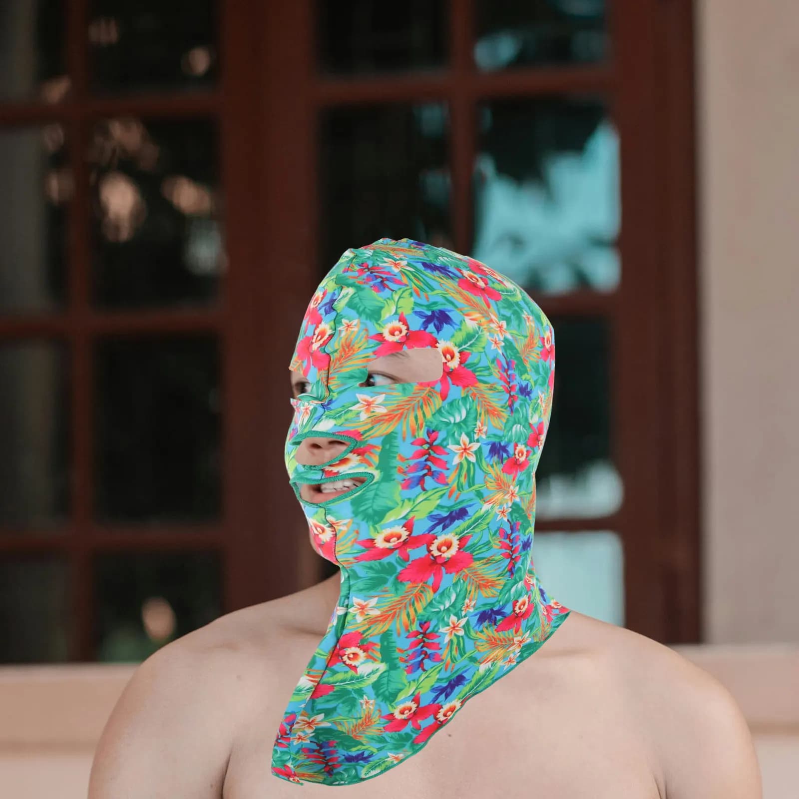 Maschera Balaclava Facekini con Protezione UV Completa per Nuoto, Immersioni, Protezione Solare, Rinfrescante Scaldacollo per Surf e Drifting