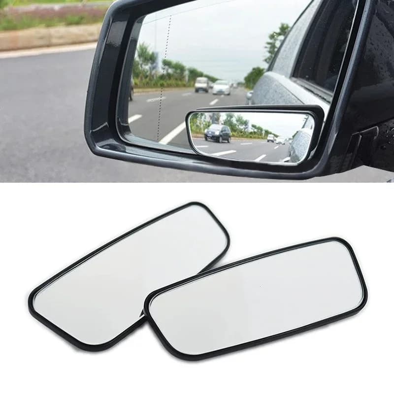2PCS 60 Degree Wide Angle Additional spherical dead zone mirrors on regular car side mirrors blind zone mirrors