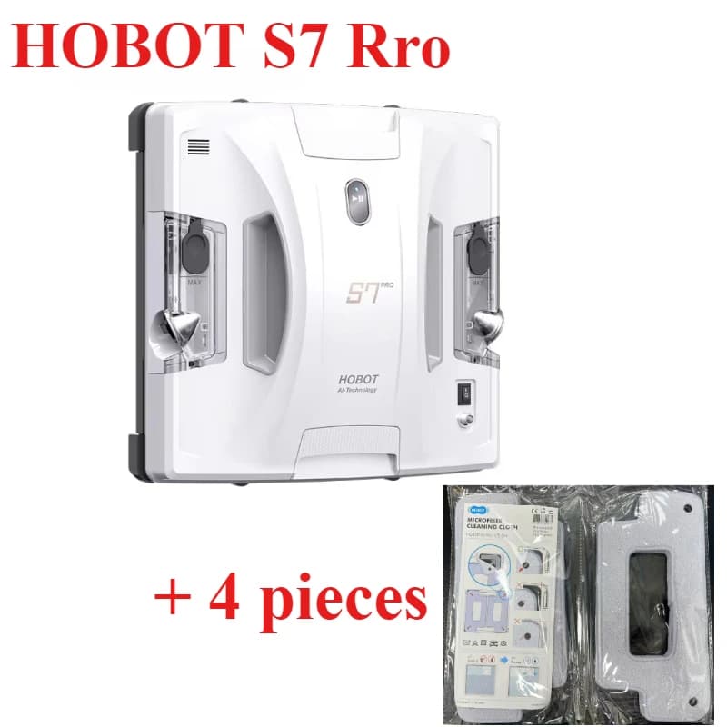 Nuovo HOBOT S7 Pro Robot Automatico per la Pulizia dei Vetri, Dispositivo Bidirezionale con Telecomando per la Pulizia delle Finestre S6Pro