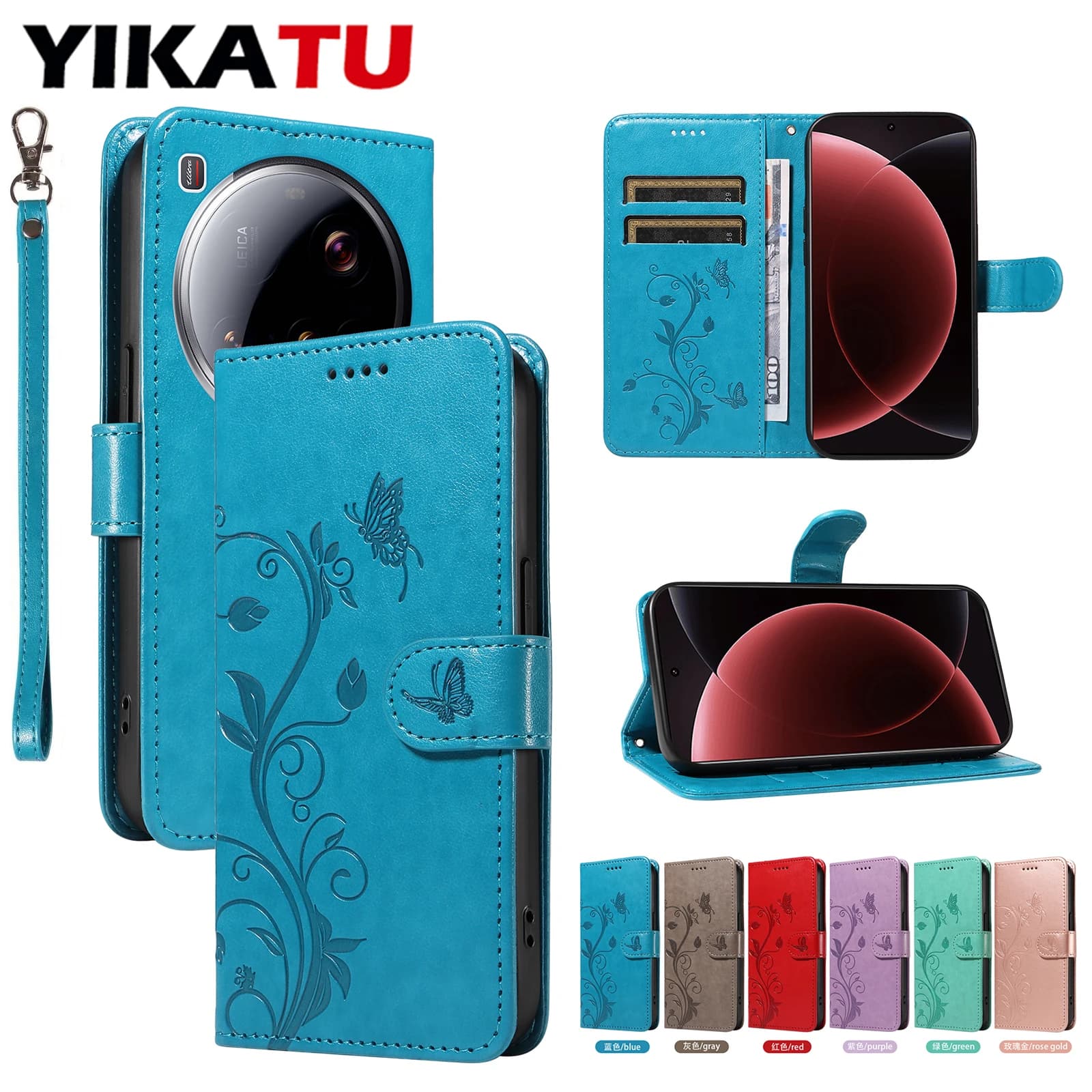 Custodia a portafoglio con carta antifurto per Xiaomi Poco X7 Pro 5G X6 X5 X4 GT X3 NFC C85 4G C75 C71 C65 10T Lite Custodia in pelle anticaduta
