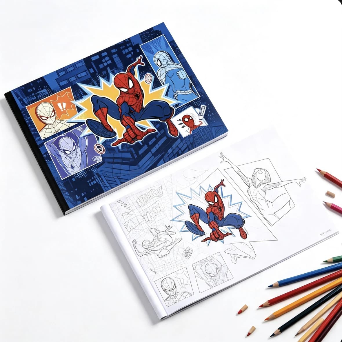 Iigen Stationery Cartoon Coloring & Tracing Book Drawing Sketch Book Creative Painting Notebook Art Stationery Gift