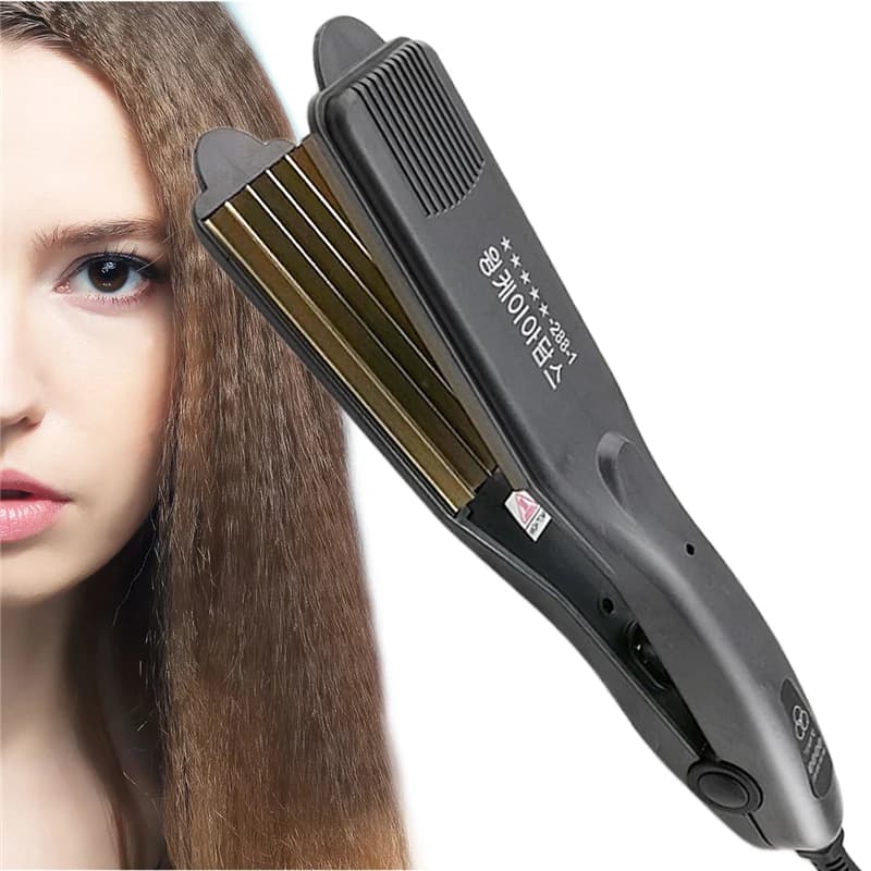 Professional corrugated iron flat iron curler soft small corn flat folder Perm Splint tools for hair Styling