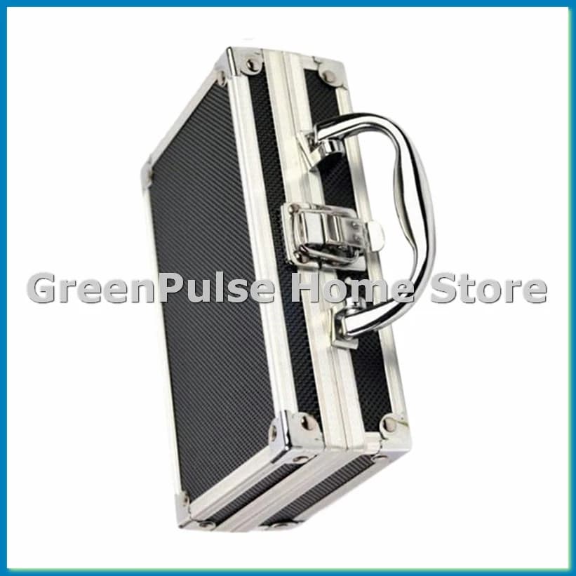 Aluminum Alloy Tool Box, Accessories Box, Aluminum Practice Case with Portable Handle, Small Tool Box - ABAM
