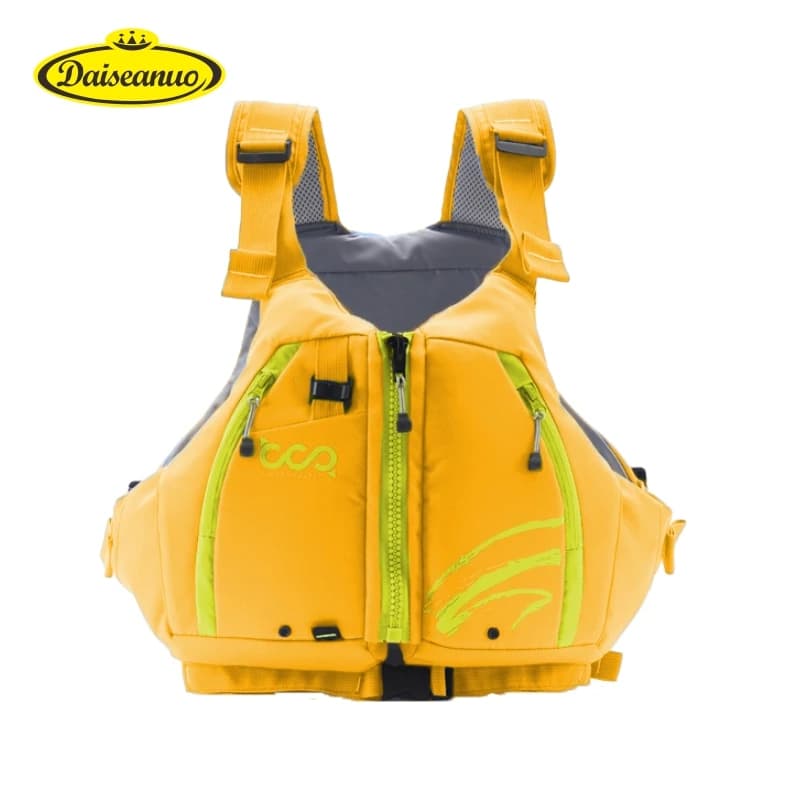 Daiseanuo Aiuto alla galleggiamento 50N, PFD Life Fishing Kayak Gilet Giacca Adulti con grande tasca per paddleboard SUP Approvato CE
