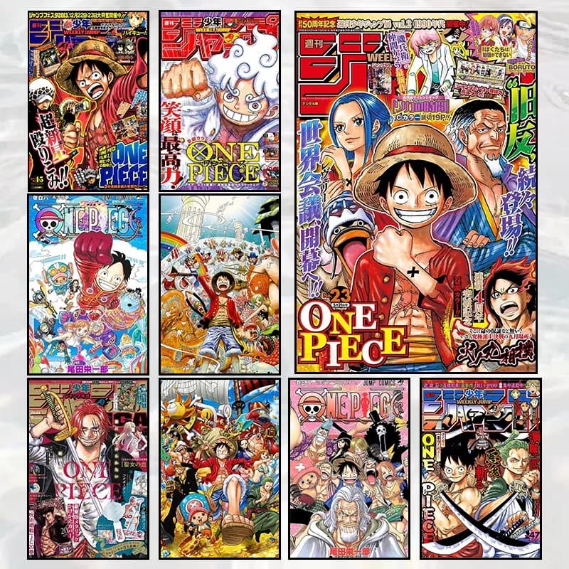 ONE PIECE Stamps Home Decorations Figures Anime Roronoa Zoro Wall Art Works Poster Painting on canvas for living room Without frame