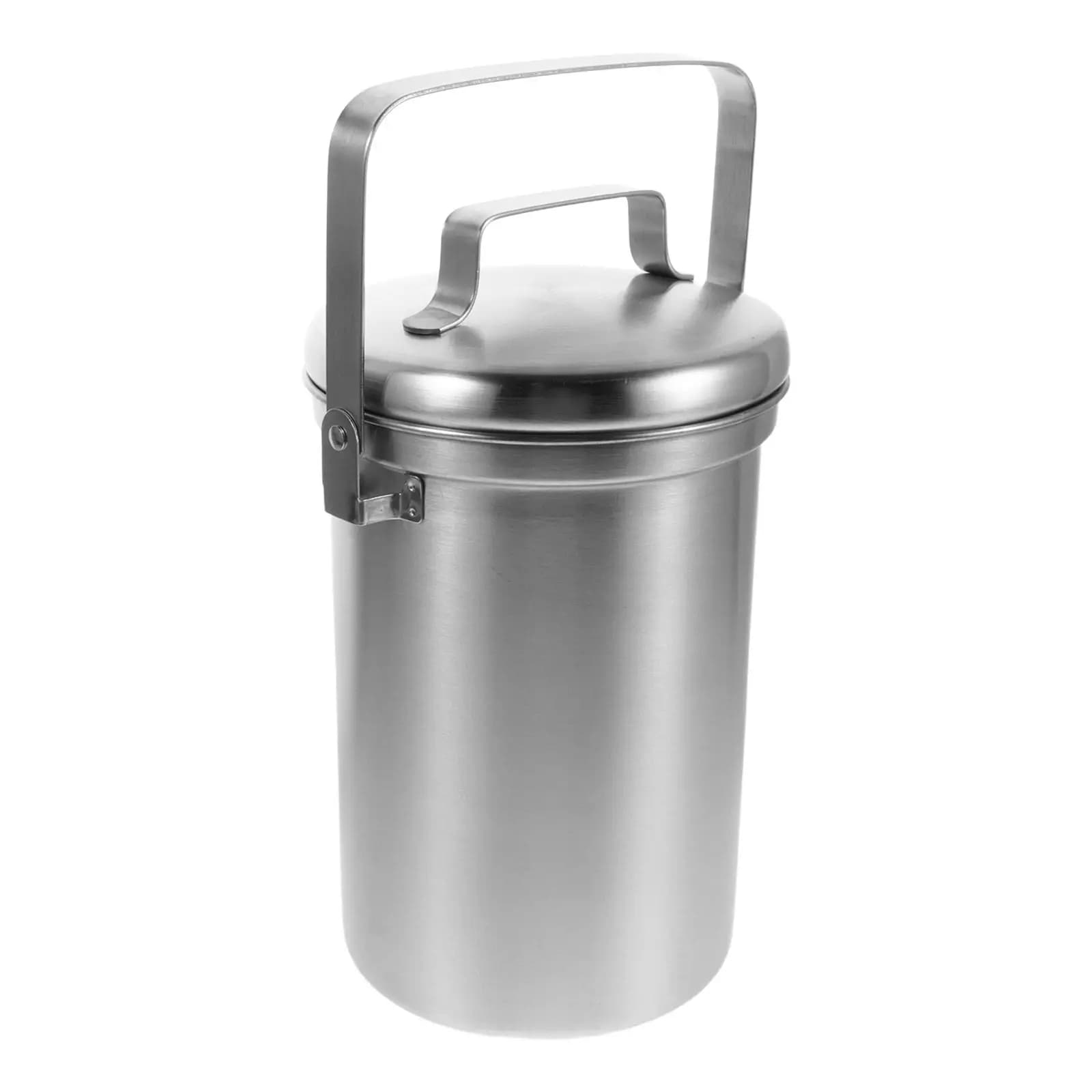 Contenitore per Compostaggio Senza Odori con Coperchio, Bidone per Rifiuti Alimentari da Cucina, Secchio per Compost da Bancone