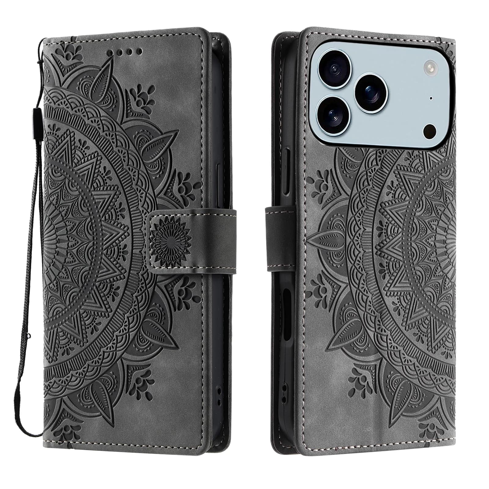Custodia a Portafoglio in Pelle per iPhone 17 16 15 14 13 12 11 Pro Max 17E 16E Air Mini XR X 8 7 Plus SE con Porta Carte