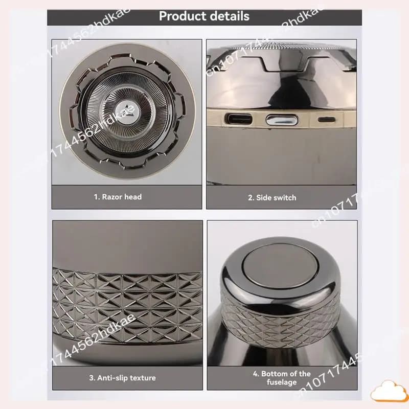A66I Full set for men's grooming - USB rechargeable electric shaver, waterproof haircut for beard and bald head