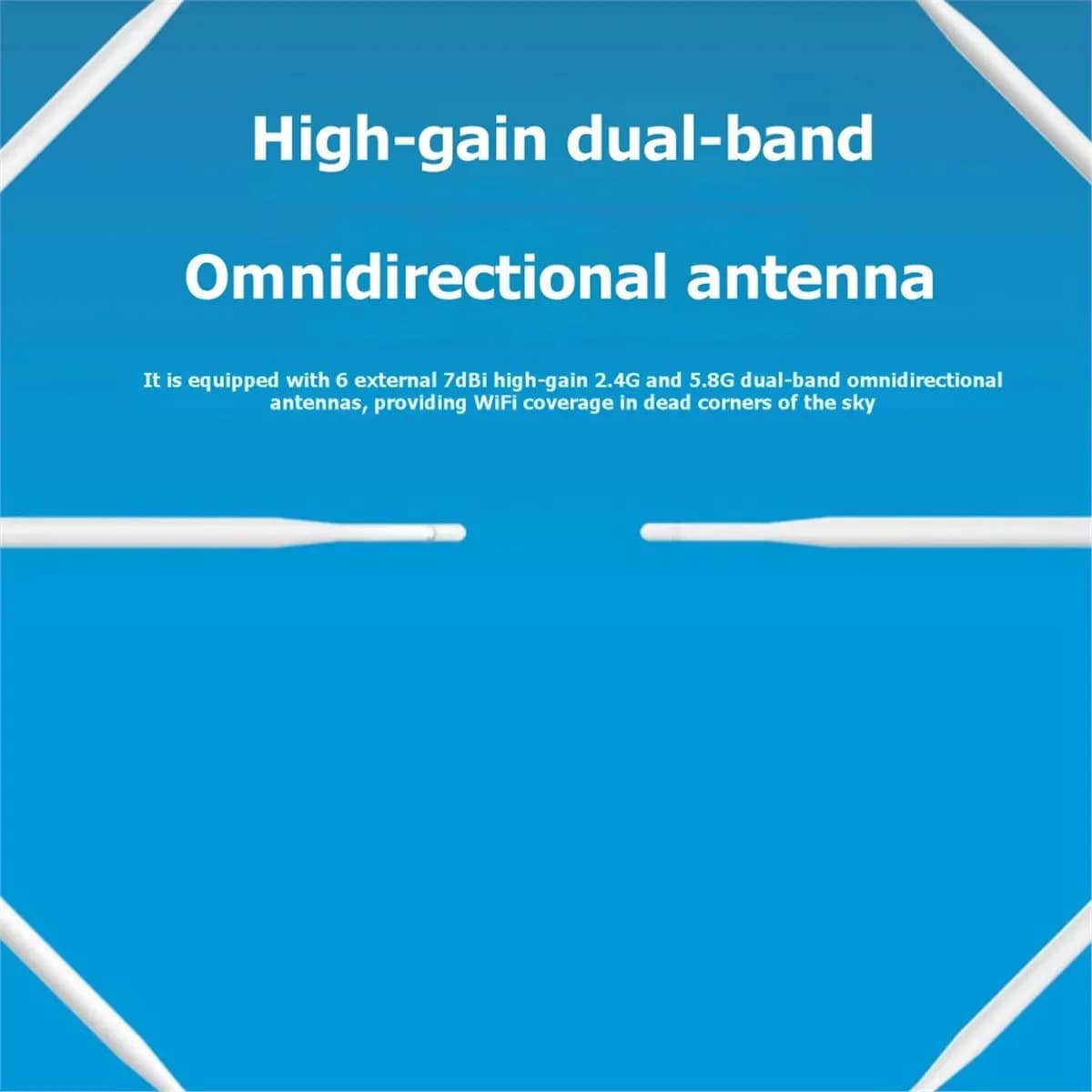 OKgood WiFi 6 AX3000 Ripetitore/Amplificatore Dual-Band ad Alta Potenza e Lunga Portata con PoE, Impermeabile IP67