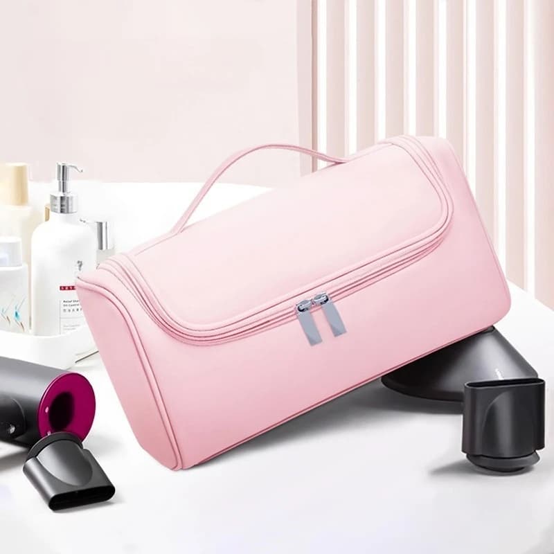 Nascondere appese portatile impermeabile di grande capacità asciugacapelli ferro arricciacapelli borsa di stoccaggio strumenti di bellezza da viaggio a casa organizzatori