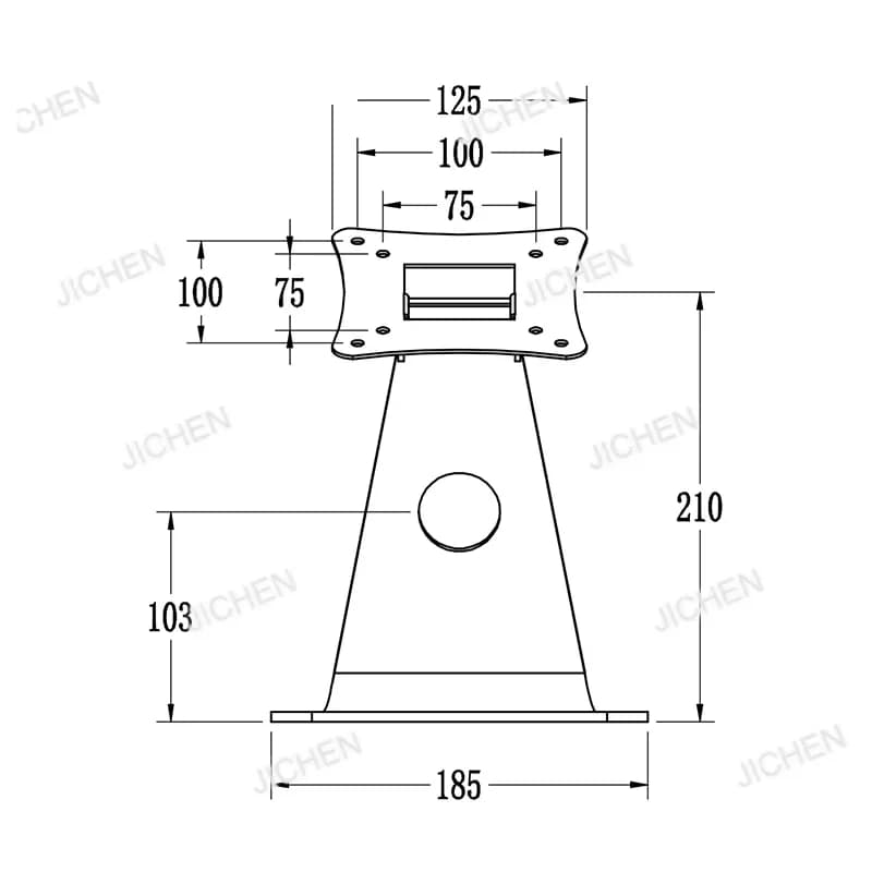 Base display per monitor LCD da tavolo per monitor da 7-22 pollici