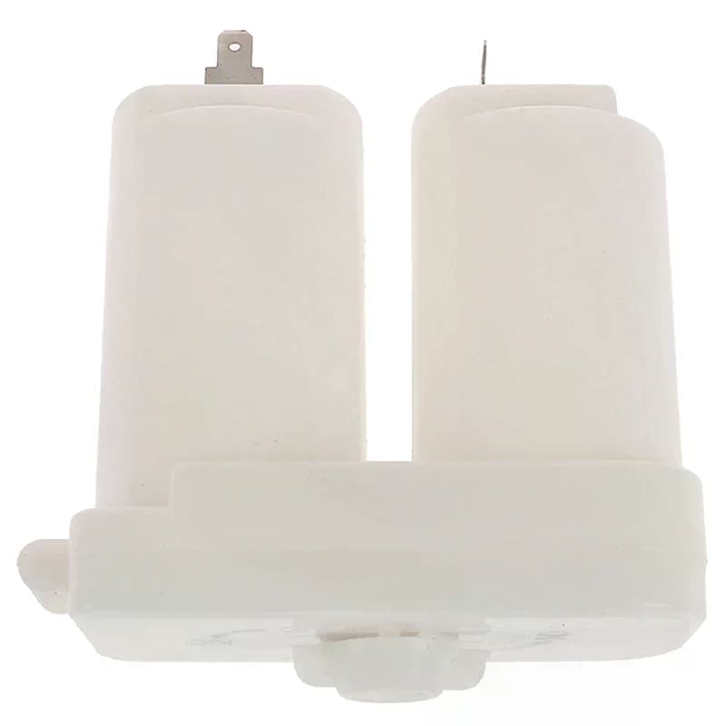 Scatola batteria doppia universale da 1 pezzo per accessori scaldabagno a gas parti alimentatore custodia batteria in plastica con doppi scomparti