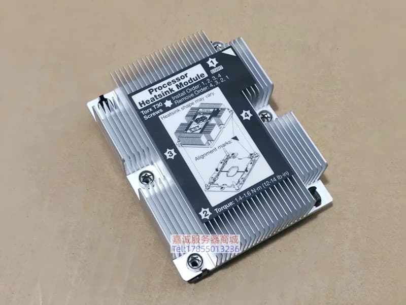 Per Lenovo SR850 SR860 SR570 SR530 dissipatore di calore del server, dissipatore di calore 01KP656