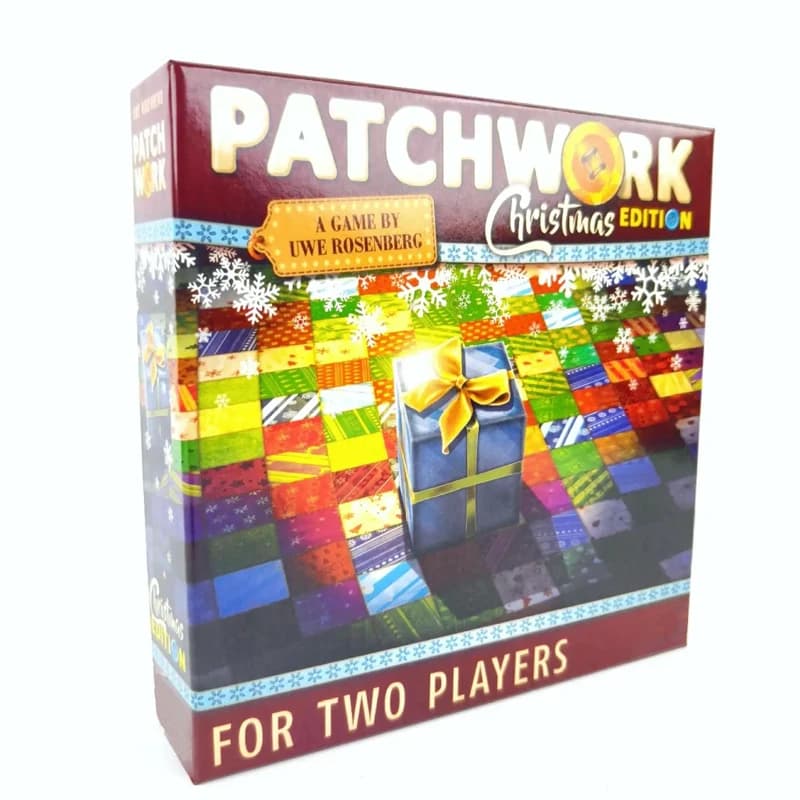 Nuovo Gioco da Tavolo Natalizio Patchwork per Due Giocatori, Divertenti Giochi per Feste, Carte di Carta, Versione Inglese, Patch Wars, Giochi da Tavolo Strategici